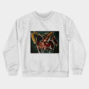 Horse and Man Crewneck Sweatshirt